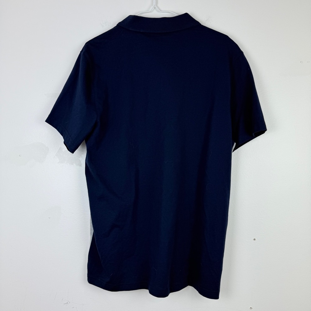 NWT Michael Kors Color block Navy and Gray Polo Shirt - Picture 2 of 5